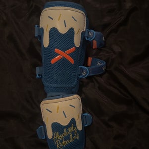 Absolutely Ridiculous Ookla Blue Leg Guard