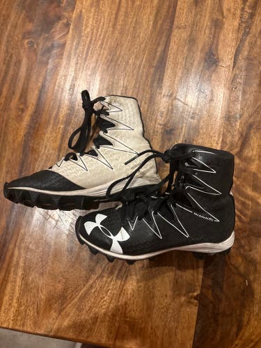 Unisex 1Y (Big Kids / Youth) Under Armour ClutchFit High Top Molded Cleats (Used)