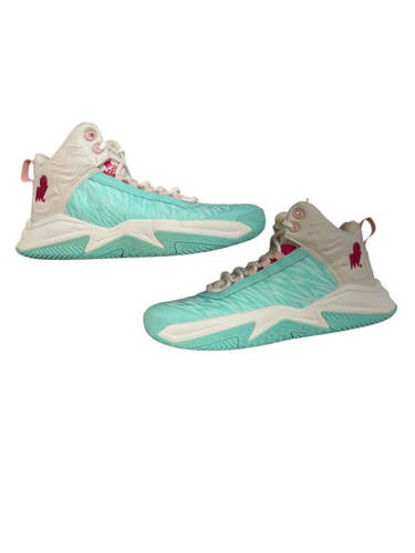Used Moolah Basketball Shoes M Turquoise Senior 7 11873-s000240158