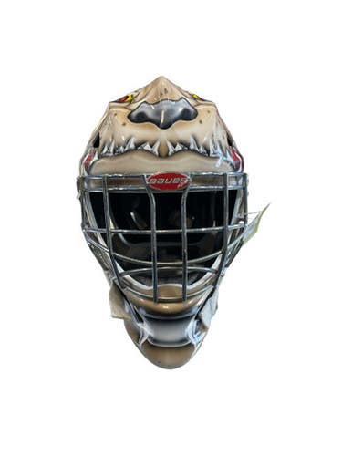 Used Brians Profile 1400 Youth Goalie Helmet Mask White One Size 11873-s000240801