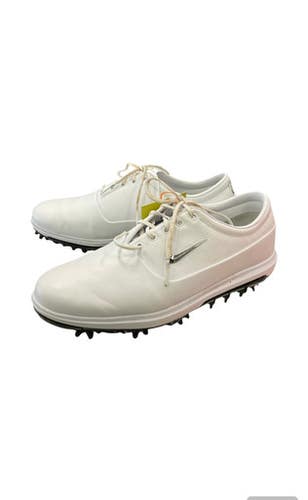 Used Nike Fitsole Mens Golf Shoes White Senior 8.5 11859-s000027738