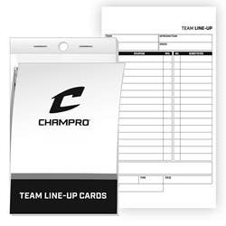 New Baseball Softball Team Line Up Cards 11859-chp752044834218