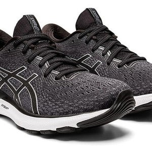 Asics Gel-Nimbus 24 1012B201-001 Sneakers Women's 5 Black Running Shoes GBNC1307