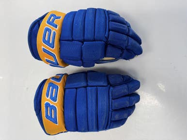 Used Bauer Team Intermediate Gloves Royal Blue 13" 11860-s000310104