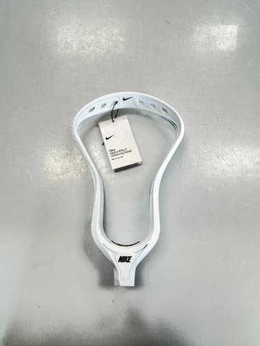 Used Nike Alpha 2 Elite Unstrung Mens Lacrosse Head White 11860-s000310101