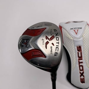 Tour Edge Exotics XCG-V 4 Fairway Wood 16.5* Aldila Voodoo SVS7 Stiff RH