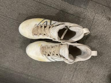 Used New Balance Lax Cleats Mens White Senior 8 11614-s000237773