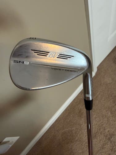Titleist Vokey SM9 Brushed Steel Right Handed Wedge Regular Flex 52 Degree Steel Shaft (Used)