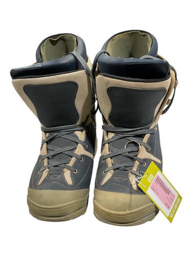 Used Moto Mens Snowboard Boots Grey Senior 10 11847-s000036097