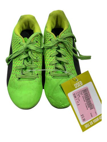 Used Puma Soccer Cleats Green Youth 11.0 11847-s000036092
