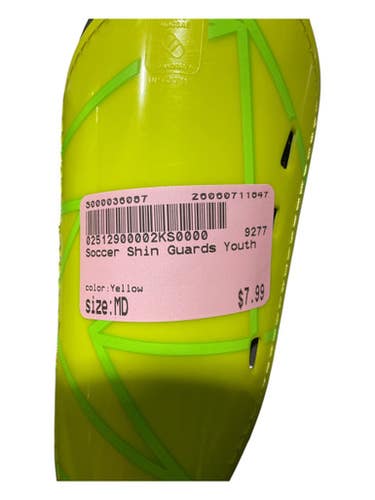 Used Soccer Shin Guards Youth Yellow Md 11847-s000036087