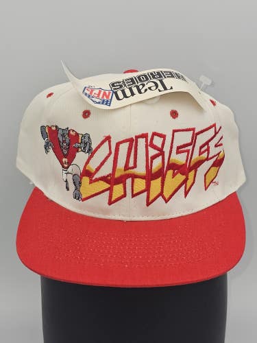 NEW 90s Vintage Kansas City Chiefs Drew Pearson NFL Sports Team Hat Cap Snapback