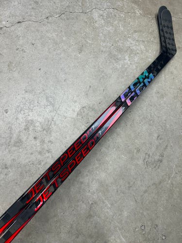 2 PACK 70 Flex Custom P28 Senior CCM Jetspeed FT7 Pro Left Hand Hockey Stick Pro Stock (New)