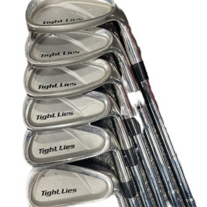 Men's Adams Tight Lies Right Handed Iron Set Stiff Flex (Used)