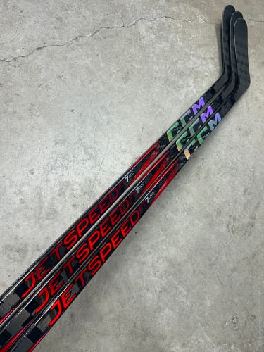 3 PACK 70 Flex Custom P28 Senior CCM Jetspeed FT7 Pro Left Hand Hockey Stick Pro Stock (New)