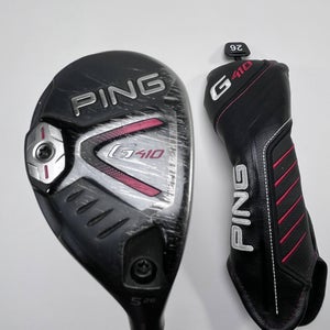 Ping G410 5 Hybrid 26* Alta CB 70g Stiff Graphite Mens RH HC Oversize Grip