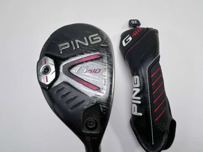 Ping G410 5 Hybrid 26* Alta CB 70g Stiff Graphite Mens RH HC Oversize Grip