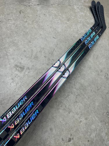 3 Pack 77 Flex P28 Senior Bauer Proto2 Left Hand Hockey Stick (New) OHL Pro Stock