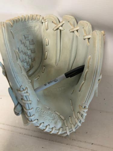 Used Rawlings Ggefp125bw Gold Glove Elite Rh Throw Fastpitch Gloves Grey 12 1 2" 11823-s000039689
