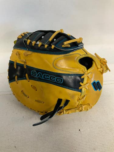 Used Sacco Gold Black Bb Sb First Base Rh Throw Gold 12 1 2" 11823-s000039674