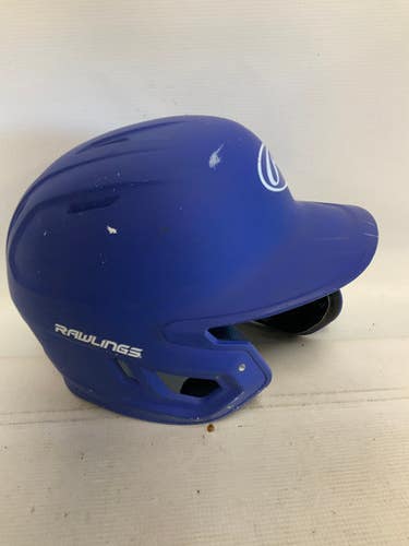 Used Rawlings Mach Sr Rev A Batting Helmet No Mask Royal Blue Md 11823-s000039668