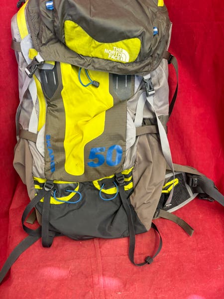 Backpack: The North Face Skareb 50 Lt backpack, no tears, all zippers work.  | SidelineSwap | Buy and Sell on SidelineSwap