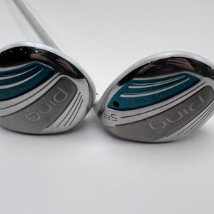Ping Rhapsody 2015 3 & 5 Fairway Wood Set 18* 22* ULT220 Lite Ladies RH