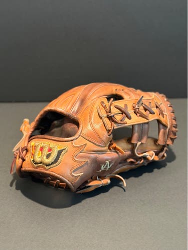 Rare Japanese College Issue Wilson Staff D5 model RH Infield Baseball Glove 11.5" (Used)