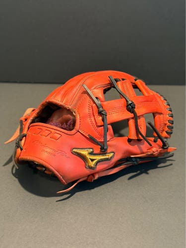 Rare Japanese Mizuno Pro HAGA RH Infield Baseball Glove 11.5" (Used)