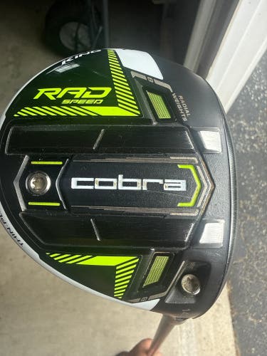 Men's 2021 Cobra RAD Speed Right Handed Fairway Wood Regular Flex 3 Wood (Used)