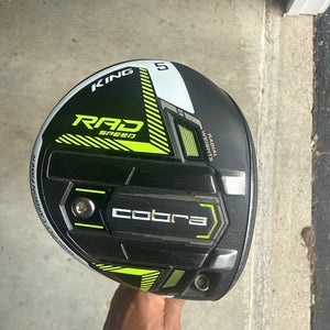Men's 2021 Cobra RAD Speed Right Handed Fairway Wood Regular Flex 5 Wood (Used)