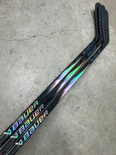3 PACK 55 Flex P92M Senior Bauer Flylite Left Hand Hockey Stick NHL Pro Stock (New)