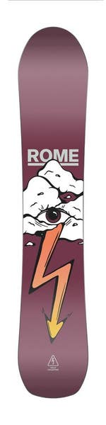 rome crewzer snowboard Stale 2024 evo that feature symmetrical camber profiles Rome Stale Crewzer Men's Snowboard