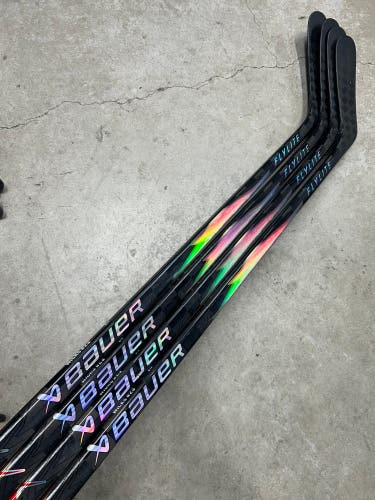 4 PACK 55 Flex P92M Senior Bauer Flylite Left Hand Hockey Stick NHL Pro Stock (New)