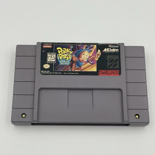 Porky Pig's Haunted Holiday (Super Nintendo SNES, 1995) Cartridge Only - Tested