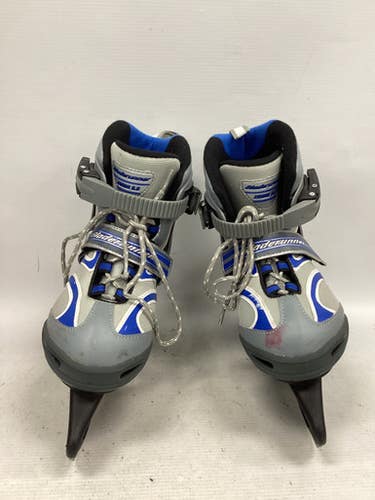 Used Bladerunner Zoom Adj 4-7 Mens Softboot Skate Grey Adjustable 11851-s000047038