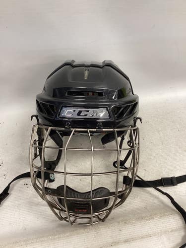 Used Ccm Fitlite 3ds M Helmet Cage Combo Black Md 11851-s000042846