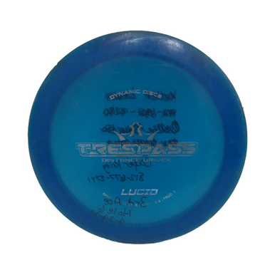 Used Dynamic Discs Lucid Trespass 173g Disc Golf Drivers 11692-s000120743