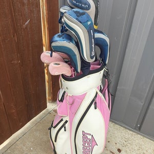 Taylormade Cobra 13 Piece Ladies Graphite Complete Golf Set Precept Cart Bag