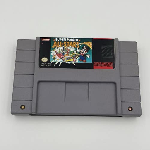 Super Mario All-Stars Super Nintendo SNES (1993) Authentic Cartridge - Tested