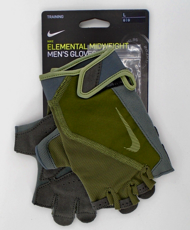 New Nike Elemental Fitness Gloves Adult Large Gn Gr Al 11692-enin03520313lg