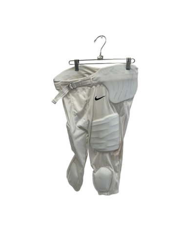 Used Nike Youth Lg White Integrated Football Pants 11692-s000140722