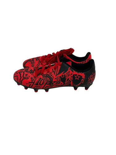 Used Puma Tacto Jr 3 Red Soccer Cleats 11692-s000144197