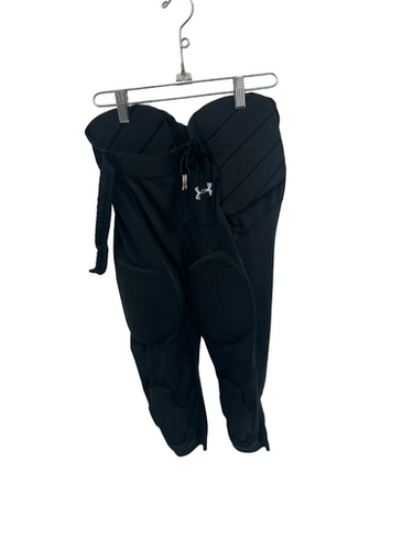 Used Under Armour Black Youth Lg Integrated Football Pants 11692-s000144429