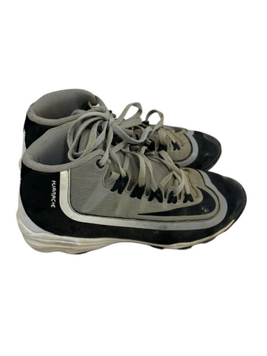 Used Nike Hurache Jr 5 Bb Sb Cleats Grey Black 11692-s000144498