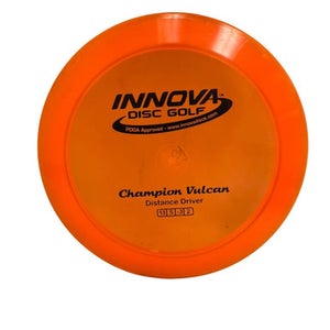 Used Innova Champion Vulcan 175g Disc Golf Driver Orange 11692-s000151743