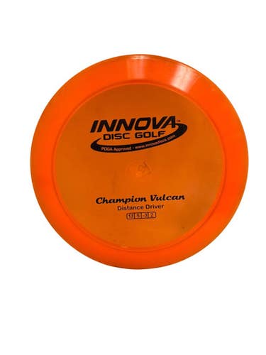 Used Innova Champion Vulcan 175g Disc Golf Driver Orange 11692-s000151743
