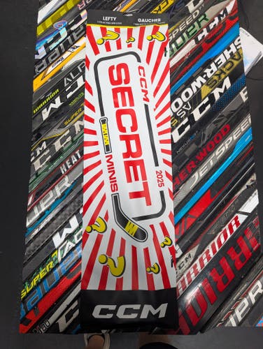 2 Pack CCM Secret Minis Left Hand Mini Hockey Stick