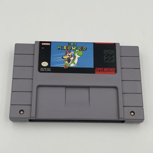 Super Mario World (Super Nintendo, 1991) SNES Cartridge Only - Tested Works!