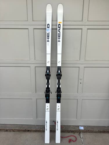 Men's 2024 HEAD 218 cm Racing WC Rebels e-DH Skis With Bindings Max Din 20 (New)